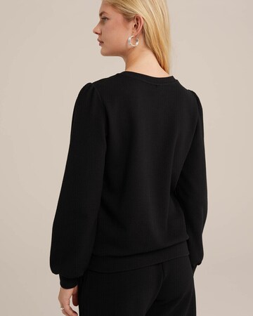 WE FashionSweater majica - crna boja