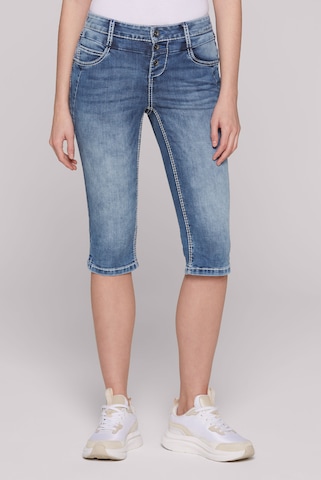 Soccx Slim fit Jeans in Blue: front