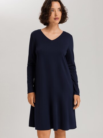 Hanro Nightgown in Blue: front