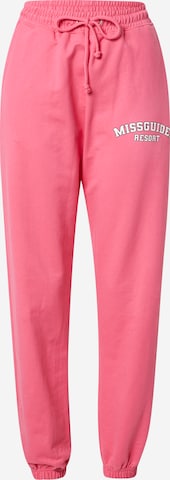 Missguided Loosefit Broek in Roze: voorkant