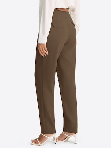 Imily Bela - Tapered Pantalón plisado en marrón