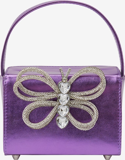 myMo at night Käsilaukku värissä lila / hopea / läpinäkyvä, Tuotenäkymä