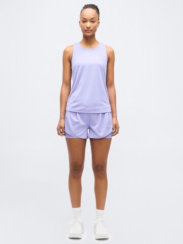 ASICS - Regular Calças de desporto 'Road' em roxo