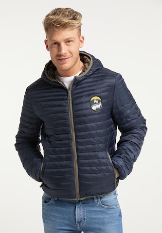 MO Between-Season Jacket in Blue: front