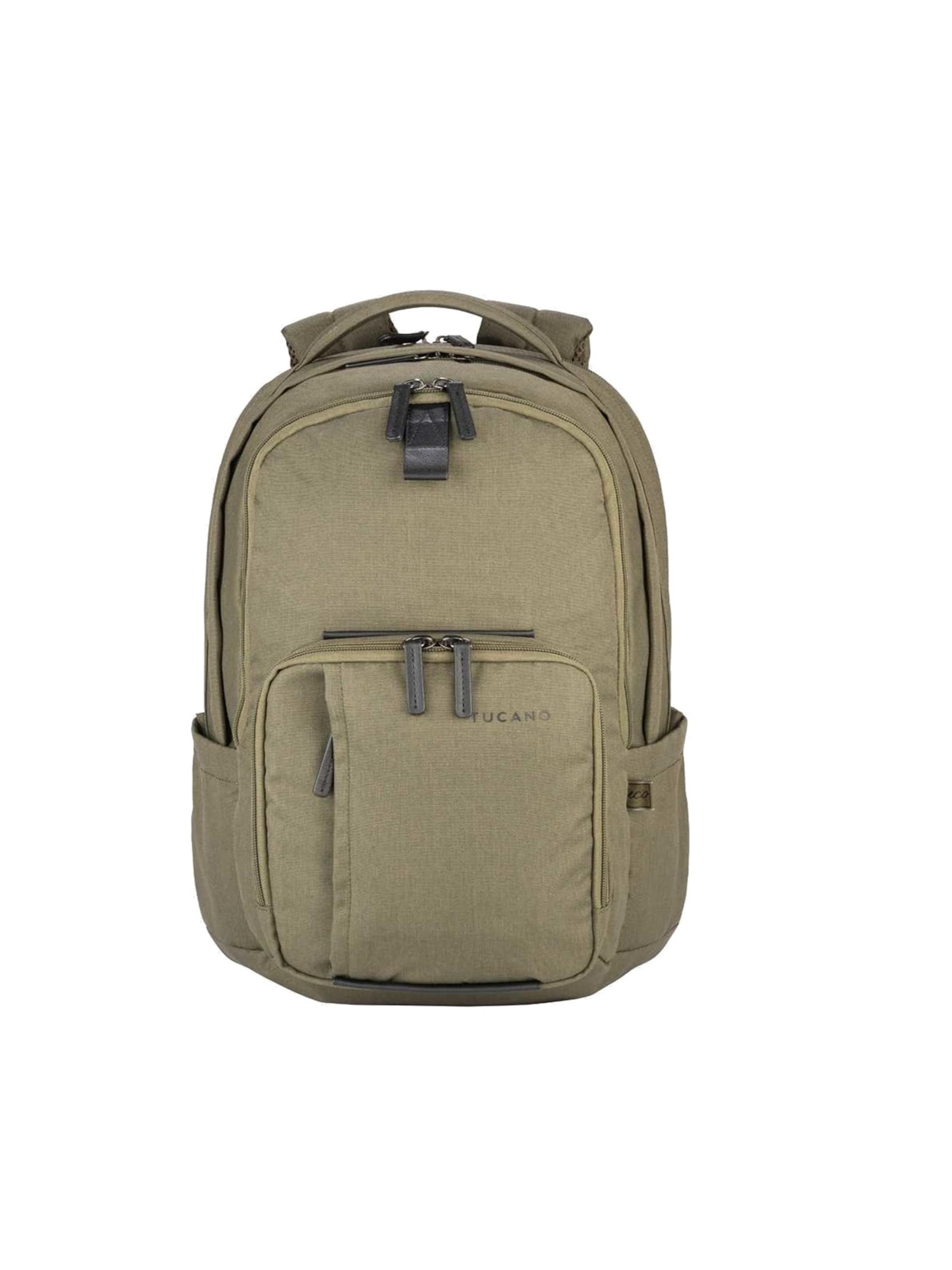 TUCANO Backpack 'BKFLASH15' in Green: front