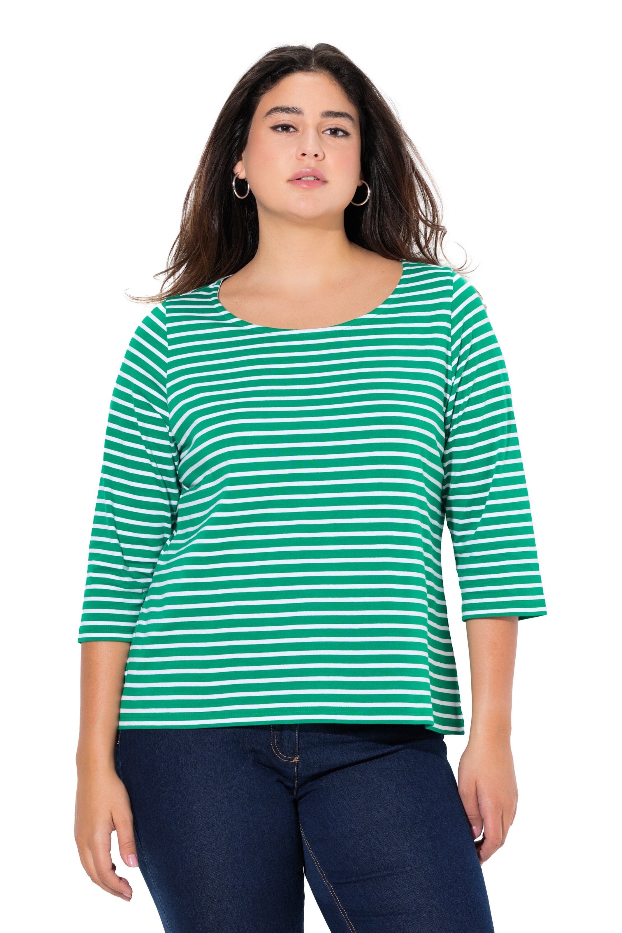 Ulla Popken Shirt in Grün: Vorderseite