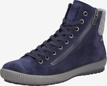 Legero Lace-Up Ankle Boots 'Tanaro' in Blue: front