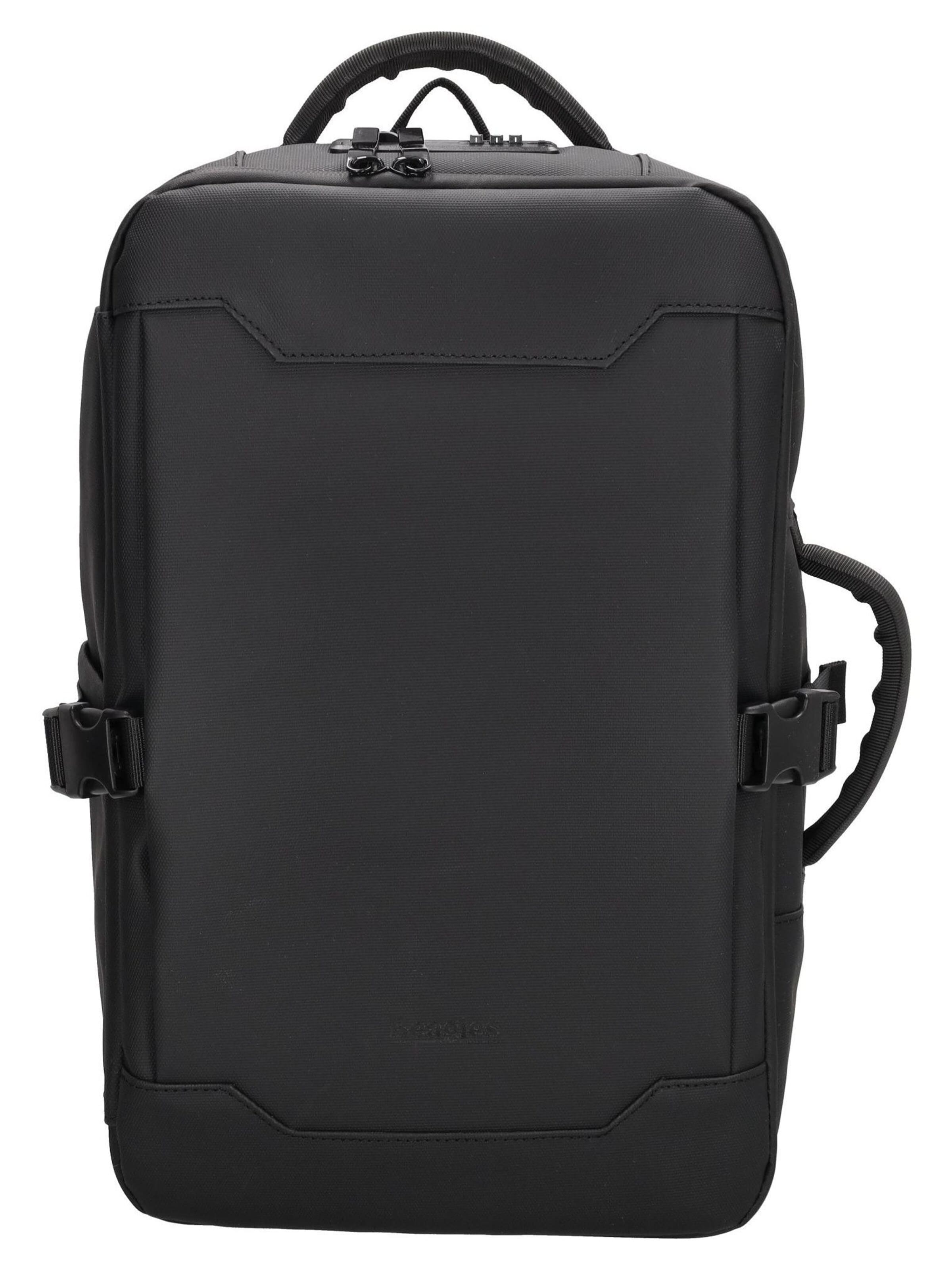 Beagles Backpack in Black: front