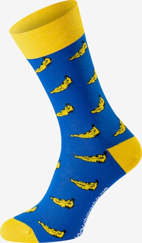 Chili Lifestyle Socks ' Banderole Leisure Socks ' in Blue: front