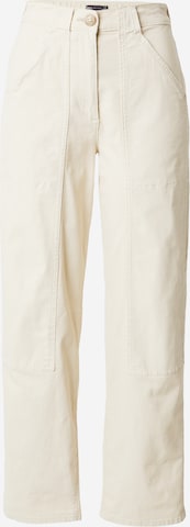 Marks & Spencer Regular Bukse i beige: forside