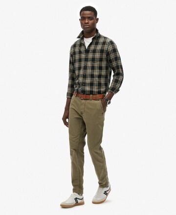 Superdry Regular Chino 'Utility ' in Groen