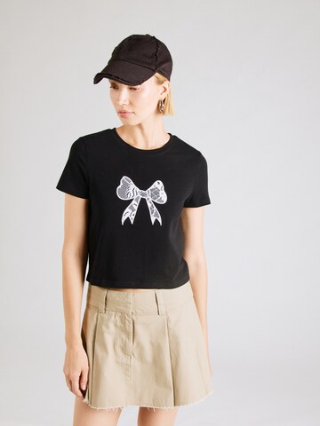 T-shirt Noisy may en noir : devant