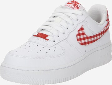 Baskets basses 'AIR FORCE 1 '07 ESS TREND' Nike Sportswear en blanc : devant