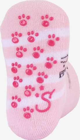 STERNTALER Socken 'Katze' in Pink