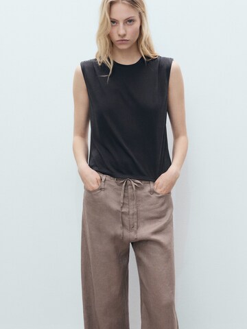 MANGO Top 'KIWI' in Grey: front