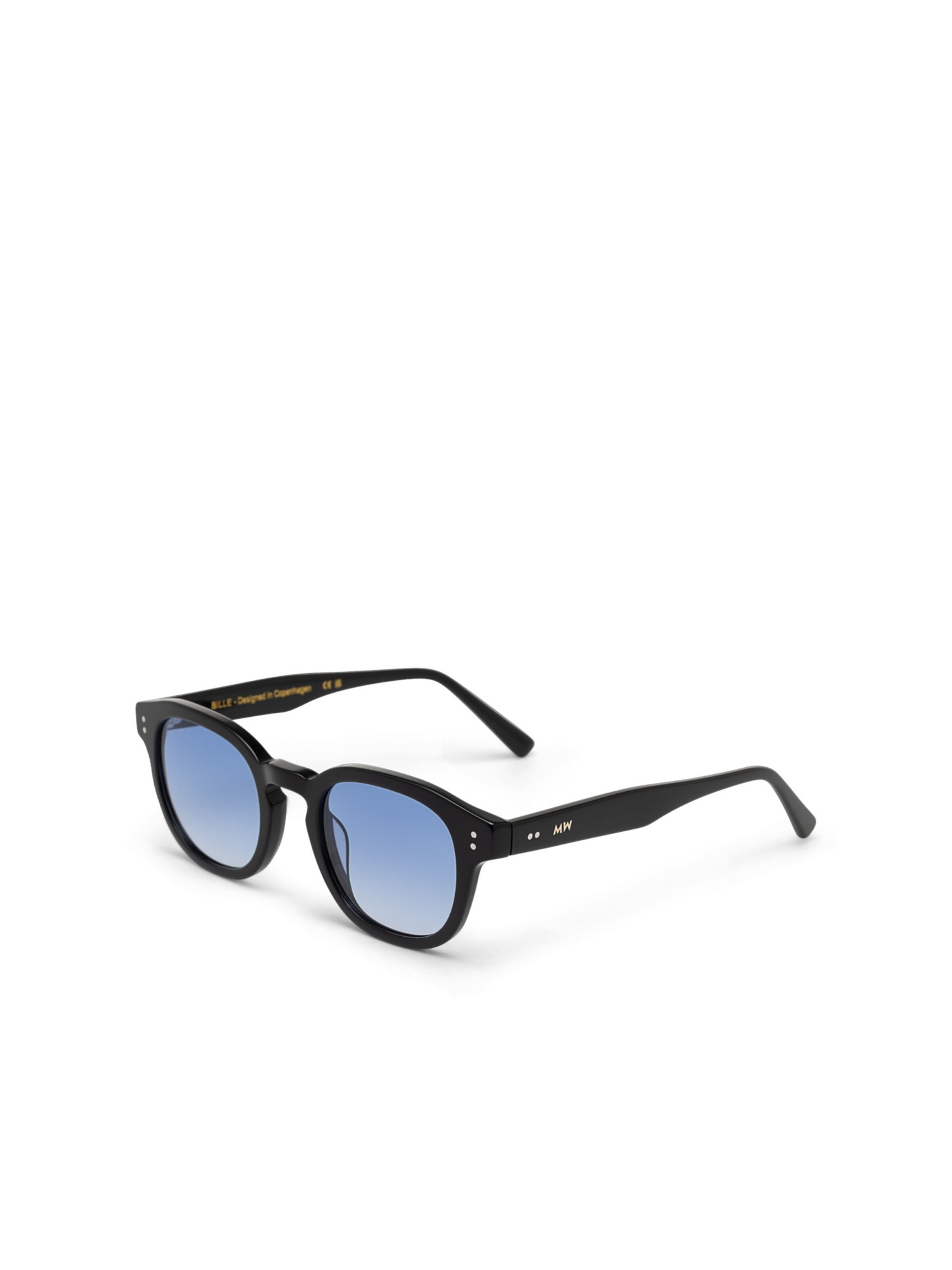 Lunettes de soleil 'Bille' MessyWeekend en noir : devant