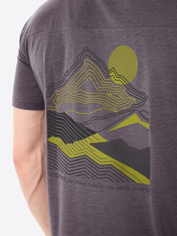 VAUDE Performance shirt 'Tekoa' in Purple