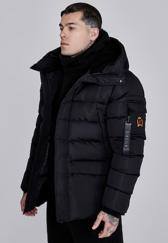 Veste d’hiver SikSilk en noir : devant