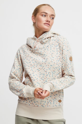 Oxmo Sweatshirt 'Beate' in Beige: voorkant