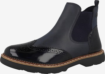 s.Oliver Chelsea boots in Black: front