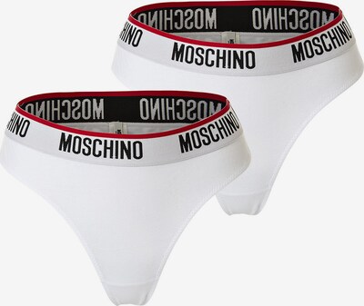 MOSCHINO Slip in rot / schwarz / weiß, Produktansicht