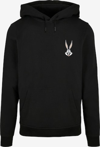 F4NT4STIC Sweatshirt 'Bugs Bunny' in Zwart: voorkant