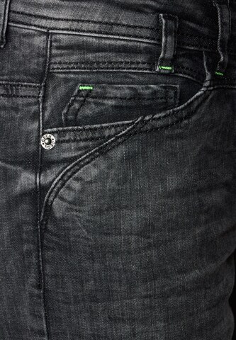 CECIL Regular Jeans in Schwarz