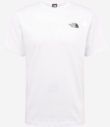 Tricou 'REDBOX' de la THE NORTH FACE pe alb: față