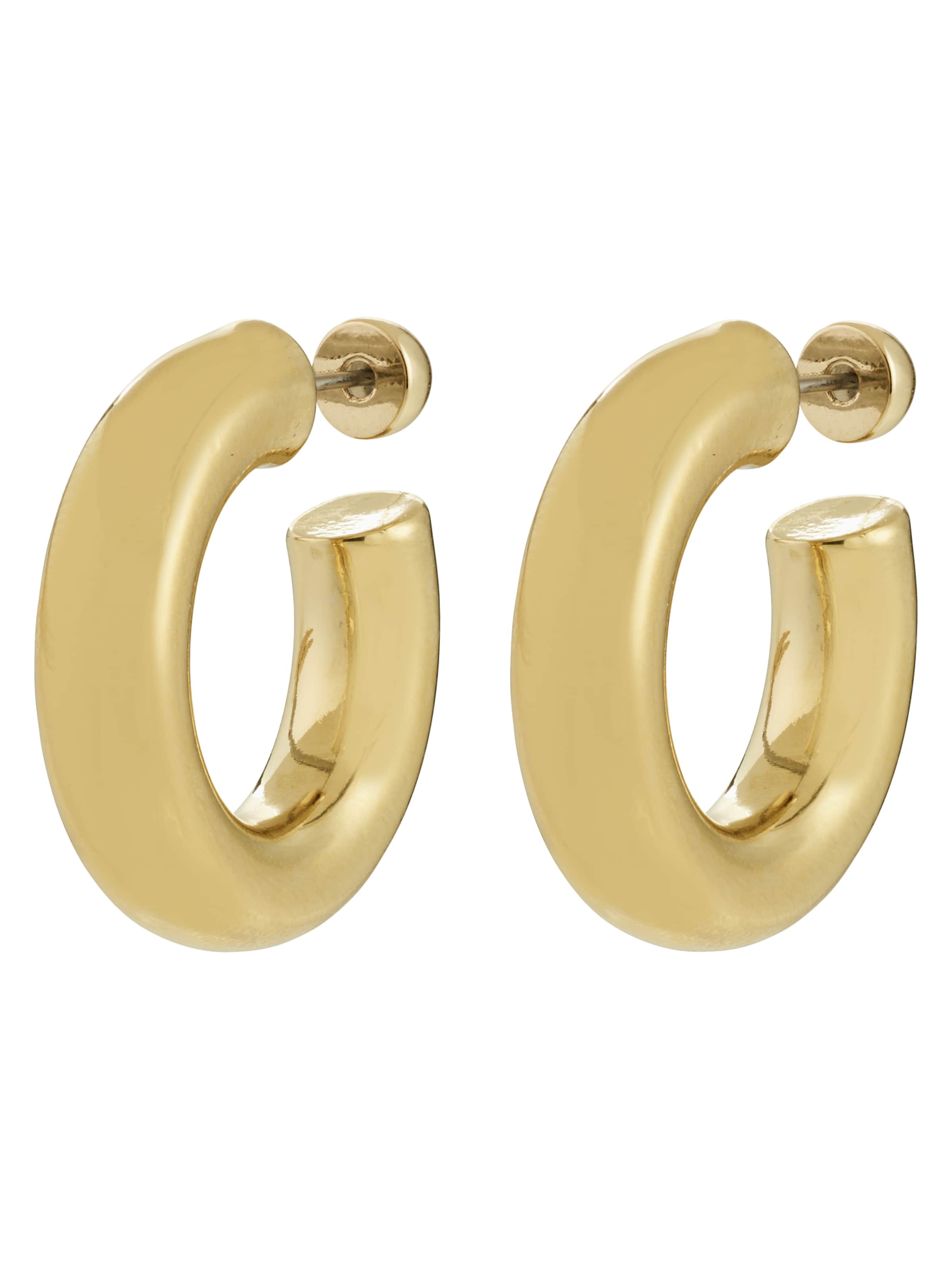 Boucles d'oreilles 'Phase' Pilgrim en or : devant