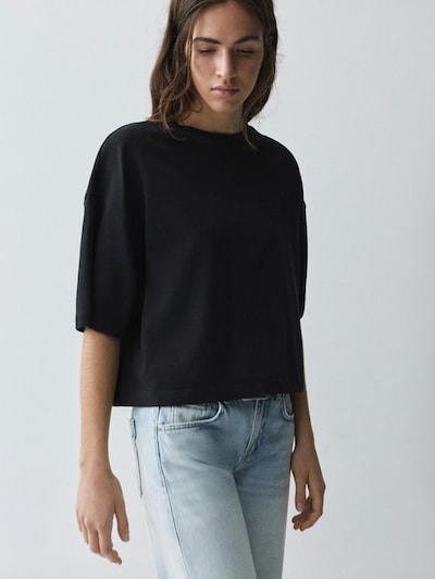 Pull&Bear Shirts i XS i sort, Produktvisning