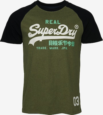 Superdry Shirt in Groen: voorkant