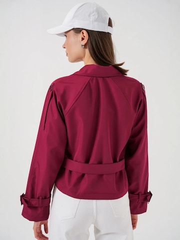 Manteau mi-saison Bigdart en rouge