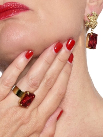Bague 'Celeste anello con cristallo rubino Swarovski' Addicted2 en or