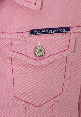 CIPO & BAXX Between-Season Jacket in Pink