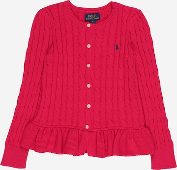 Polo Ralph Lauren Knit Cardigan in Pink: front