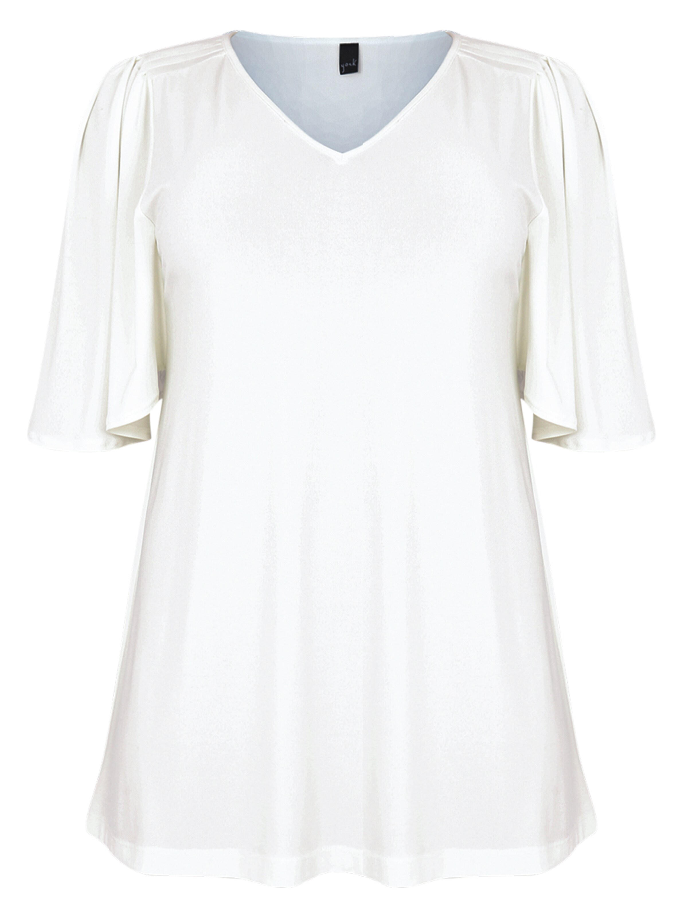 YOEK Tunic in White: front