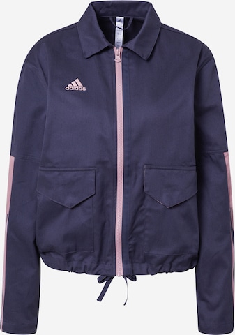 ADIDAS SPORTSWEAR Athletic Jacket 'Tiro' in Blue: front