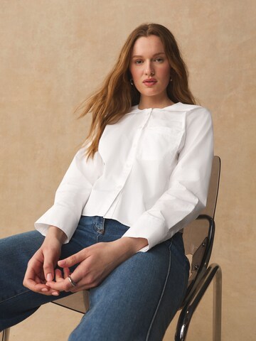 Chemisier Next en blanc