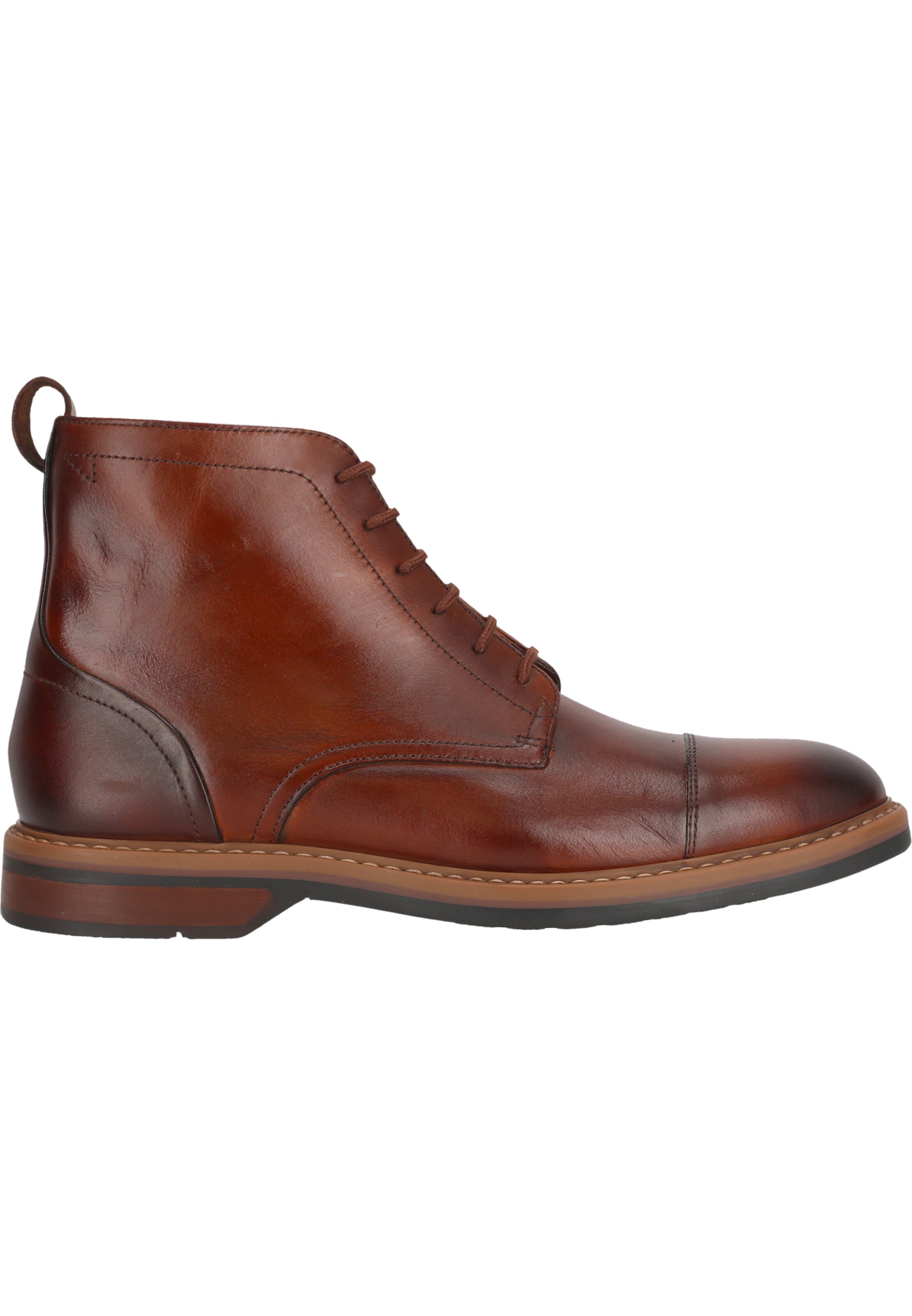 CLARKS Lace-up boot 'Aldwin Cap' in Brown