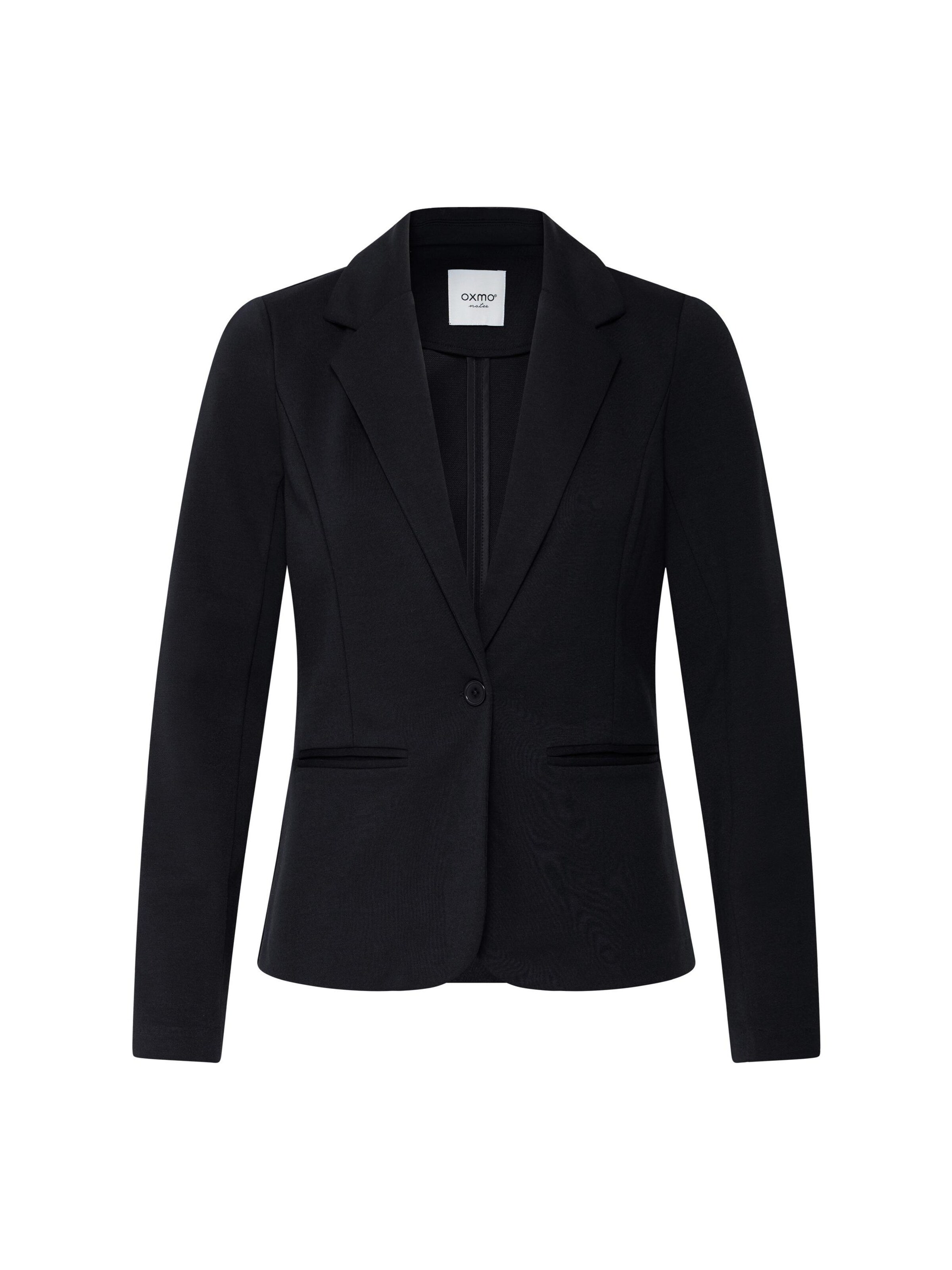 Oxmo - Blazer en negro: frente