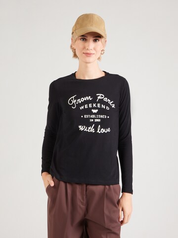 Weekend Max Mara Tričko 'ALIAS' - Čierna: predná strana
