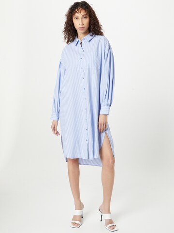 VERO MODA Skjortklänning i blå: framsida