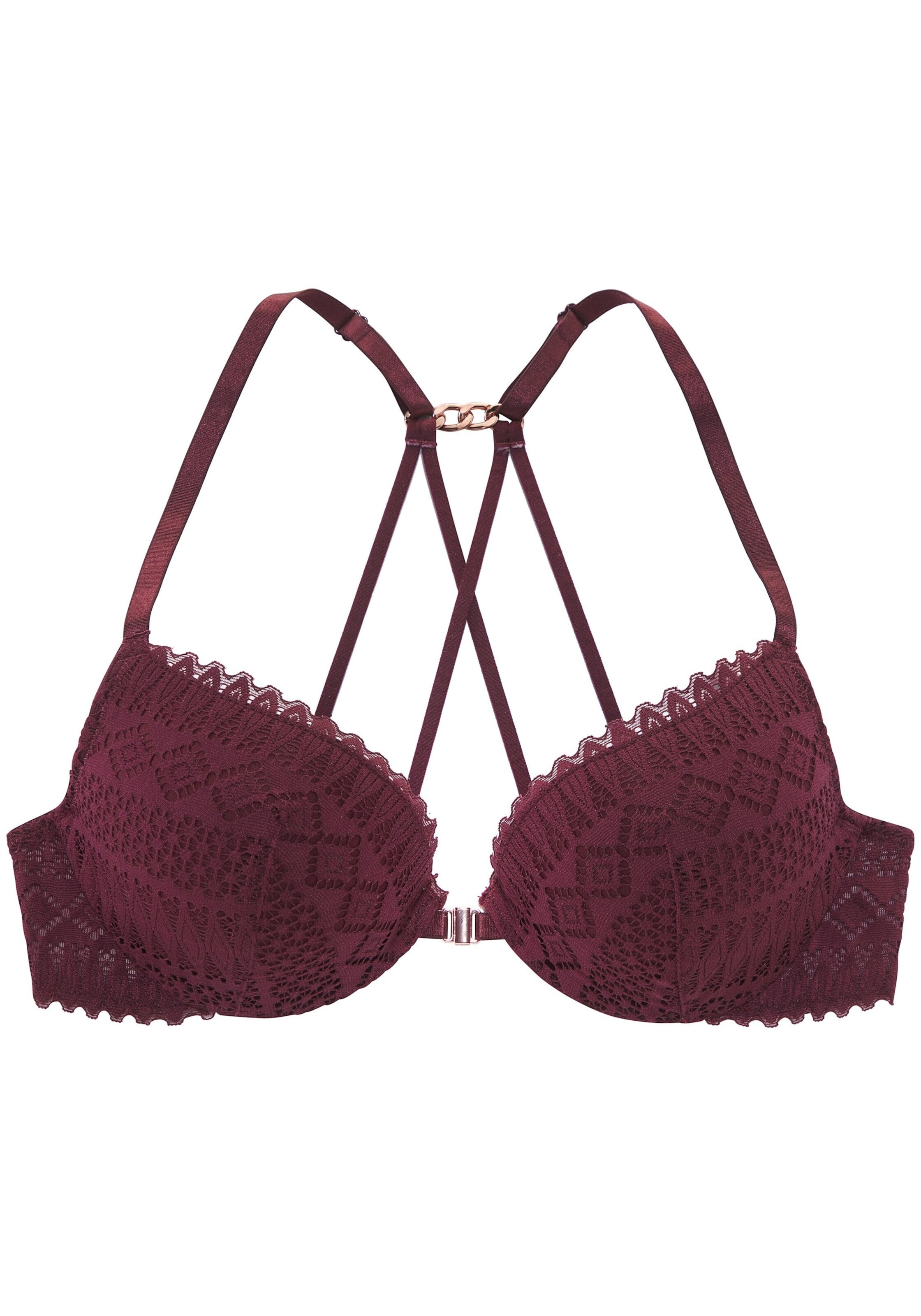 Push-up Soutien-gorge LASCANA en rouge : devant
