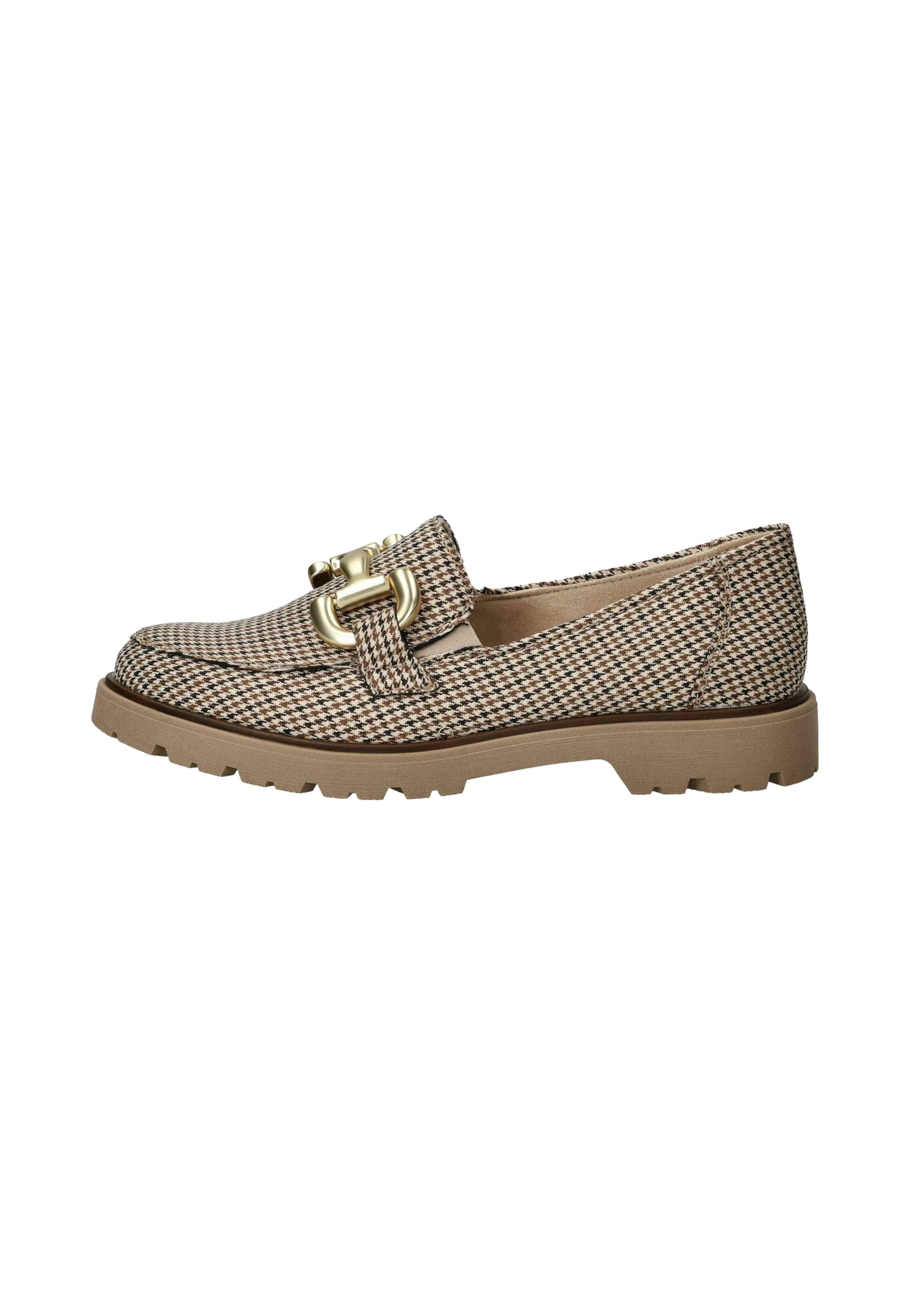 Chaussure basse Rieker en beige : devant