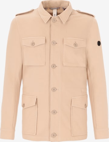 Distretto12 Between-Season Jacket in Beige: front