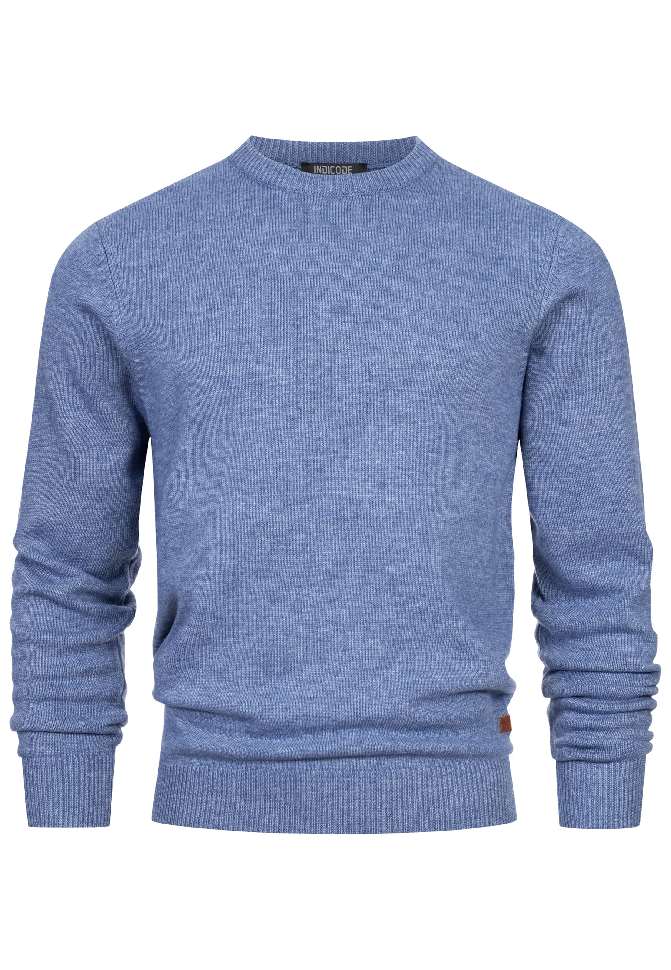 INDICODE JEANS Sweater 'INMargous' in Blue: front