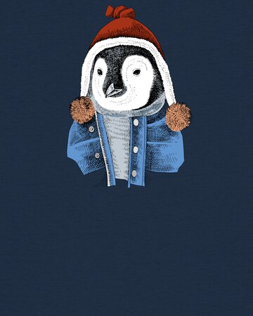 Watapparel Shirt ' Pinguin ' in Blau