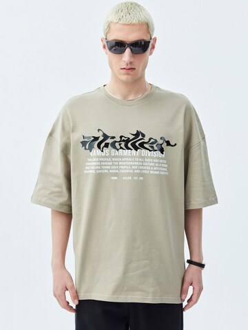 Maglietta di VAMOS CLO in beige: frontale