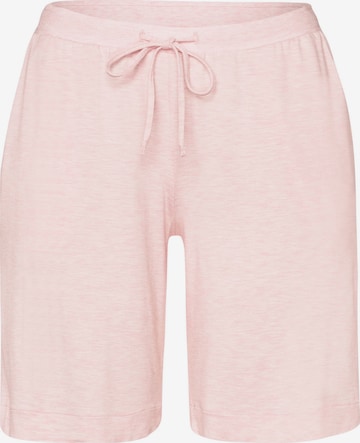 Hanro Pajama Pants ' Natural Elegance ' in Pink: front