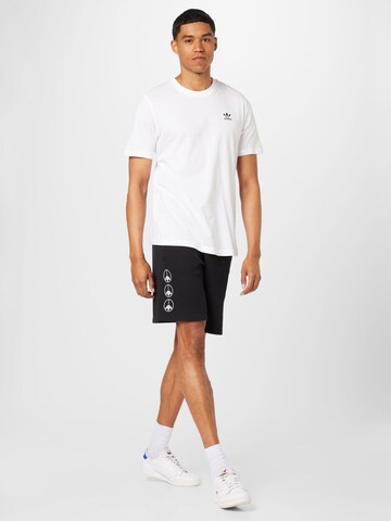 T-Shirt 'Trefoil Essentials' ADIDAS ORIGINALS en blanc